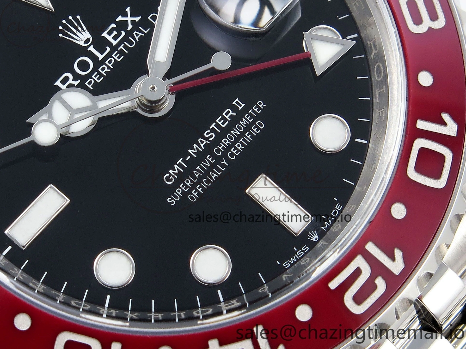 0118 SportInspired GMT-Master II 126710 BLRO Blue Red Ceramic Clean Factory Best Edition on Jubilee Bracelet DD3285 CHS V 1540